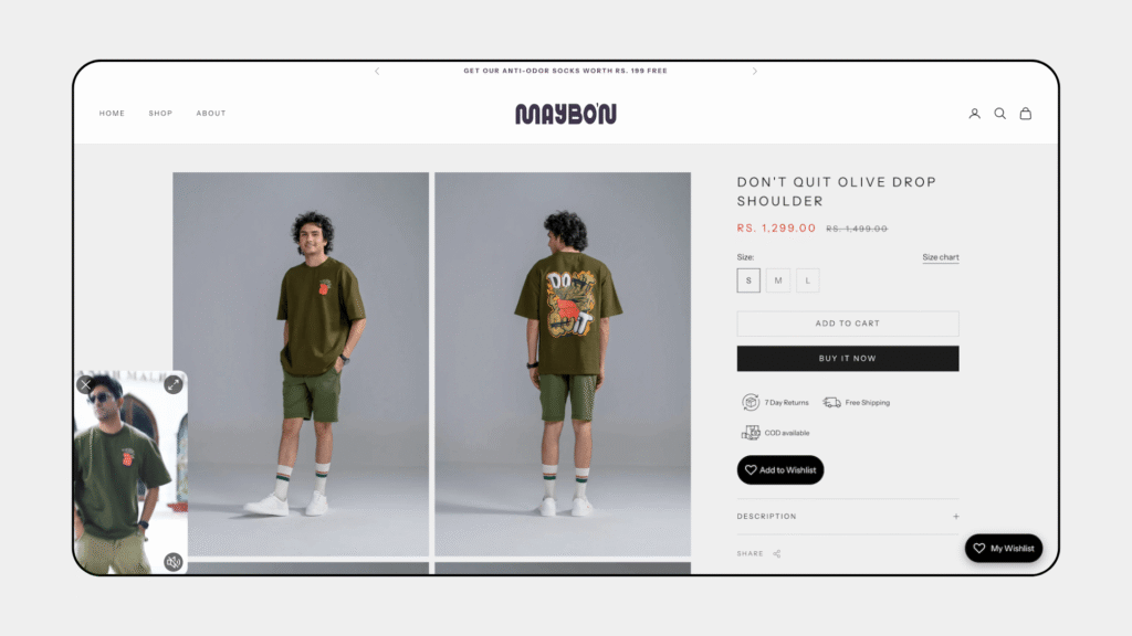 Website Design & Development - maybon.co.in